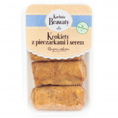 Krokiety kuchnia brawaty z pieczarkami i serem 