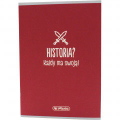 Zeszyt Herlitz przed Historia  A5 60k kratka z marginesem