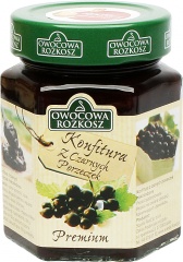 Konfitura owocowa rozkosz z czarnych porzeczek 