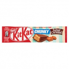 KIT KAT Chunky Salted Caramel Paluszek waflowy z nadzieniem w mlecznej czekoladzie 42g