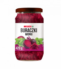Spar buraczki tarte wiórki słoik 