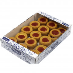 Ciastka primart jupiterki nadzienie truskawkowe 640g 