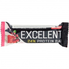 Baton proteinowy excelent czarna porzeczka z żurawiną 