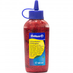 Klej z brokatem 60ml czerwony 