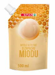 Spar mydło w płynie o zapachu miodu zapas 