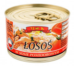 Łosoś m&k w sosie pomidorowym 150g 
