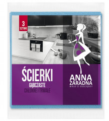 Anna Zaradna Ścierki gąbczaste 3szt.