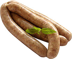 Kiełbasa Mróz biała surowa polska cienka 