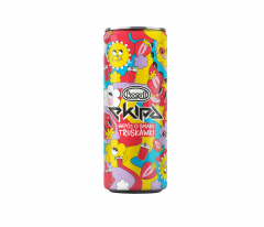 Napój gazowany EKIPA smak truskawkowy puszka 