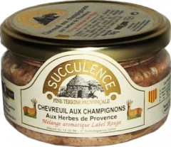 Jeleń z pieczarkami Rynka prowansalska