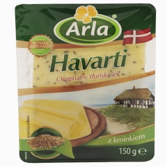 Arla HAVARTI Kminek  plastry 