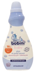 BOBINI BABY Płyn do prania ubranek niemowlęcych i dziecięcych z mleczkiem bawełnianym 1L