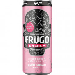 Napój gazowany Frugo Energy zero watermelon&strawberry No Id puszka 