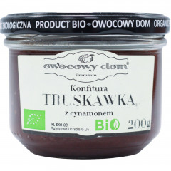 Konfitura truskawka z cynamonem eko 