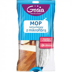 Mop Gosia sznurkowy z mikrofibrą zapas 