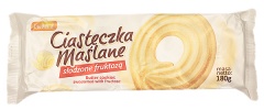 Ciasteczka maślane słodzone fruktozą b/c 