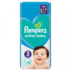 Pampers pieluchy ab vp s3 58szt 
