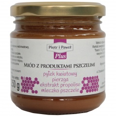 Miód z produktami pszczelimi 
