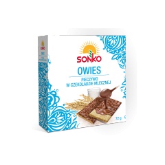 Pieczywo z owsem w czekoladzie mlecznej 