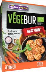 Burger Naturavena Bio wegetariański warzywny 