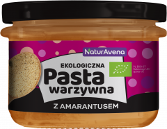 Ekologiczna pasta warzywna z amarantusem 