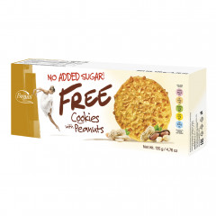 Ciastka bogutti free z orzechami ziemnymi bez cukru 135g 