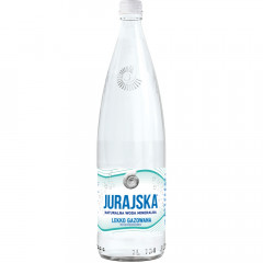 Woda lgaz Jurajska mineralna 1l doliczana jest kaucja 1 zł 