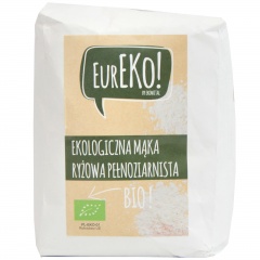 Mąka ryżowa pełnoziarnista bio - eureko 