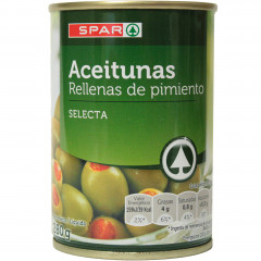 Spar oliwki manzanilla nadziewane papryką 