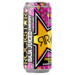 Napój rockstar energetyzujący baja passionfruit 