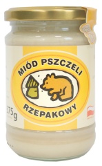 375 g Rzepakowy miód pszczeli