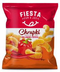 Chrupki Fiesta Fun&Joy smak grilowanej papryki 