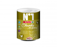 Karma dla kota Spar no1 z kurczakiem 