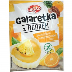 Galaretka z agarem ananasowo-pomarańczowa 