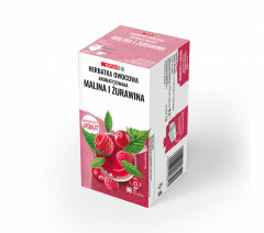 Herbata ekspresowa Spar owocowa z maliną i żurawiną 