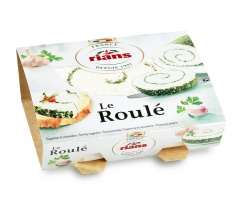 Rians Le Roulé Ser świeży ze spiralą z czosnku i ziół 150 g