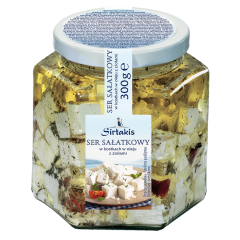 Temar SIRTAKIS sałatkowy kostka w oleju 300g