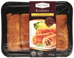 Krokiety z sałatką kebab Piotr i Paweł
