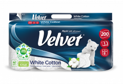 Papier toaletowy Velvet excellence biały 3w 8szt 