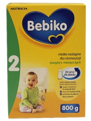 Bebiko 2 Mleko następne dla niemowląt powyżej 6. miesiąca życia 800 g (2 x 400 g)