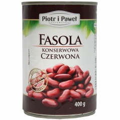 Piotr i Paweł - fasola czerwona konserwowa jednolita 