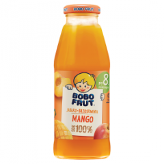 Bobo Frut Junior 100% Sok jabłko, brzoskwinia i mango po 8 miesiącu 300 ml