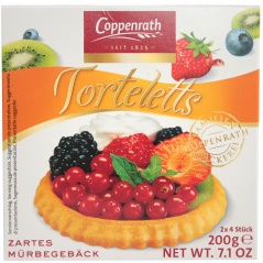 Tortoletki Coopnerath backerei z ciasta kruchego 