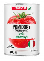 Pomidory Spar całe 400/240g 