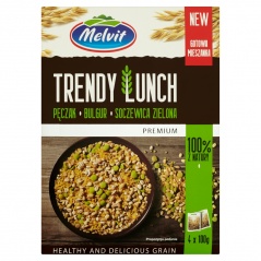 Melvit Trendy Lunch Mieszanka pęczak, bulgur, soczewica 4x100g