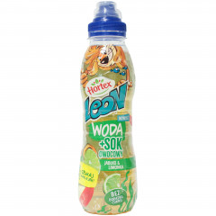 Hortex Leon Napój Woda + Sok jabłko & limonka butelka aPet 400ml