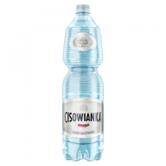 Woda lgaz Cisowianka mineralna niskosodowa 1,5l doliczana kaucja 50 gr 