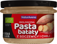 Pasta bataty z soczewicą i chili bio 