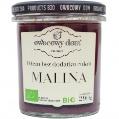Dżem malina bez dodatku cukru bio 