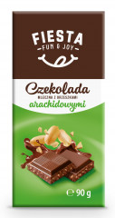 Czekolada Fiesta mleczna z orzechami arachidowymi 90g 